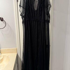 Torrid Black Lace Maxi Dress